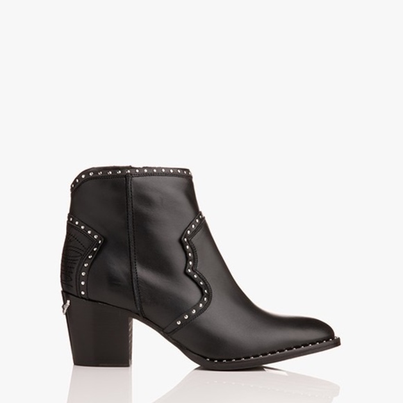 Zadig et Voltaire Molly Studs ankle boots /booties - Picture 1 of 3